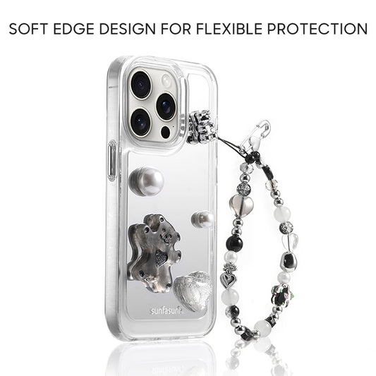 iPhone Lanyard Series | Mirror Love Bear Phone Case