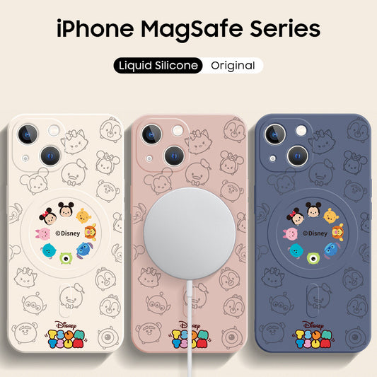 iPhone Lanyard Series | Disney Design Liquid Silicone MagSafe Phone Case