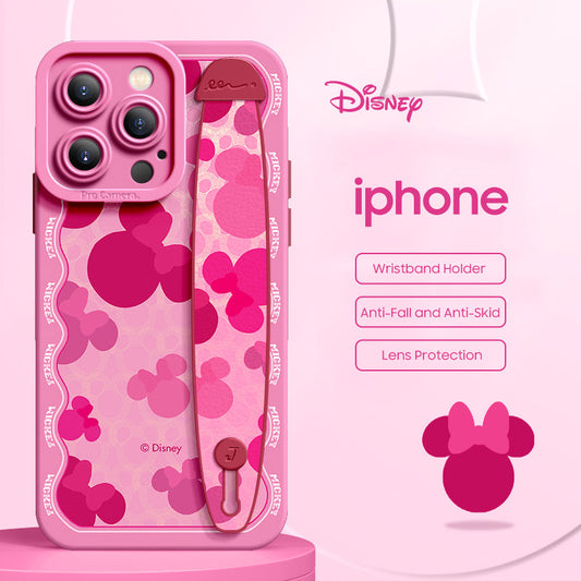 iPhone Series | “Disney”  Liquid Silicone Wristband Phone Case