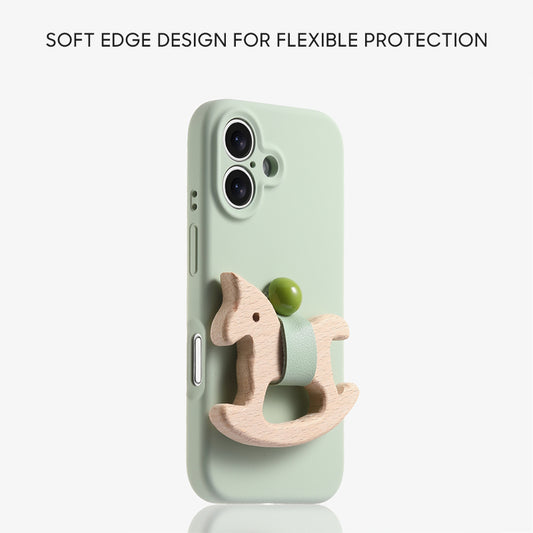 iPhone Lanyard Series | Liquid Silicone Cartoon Phone Case