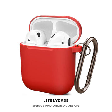 AirPods | Liquid Silicone Case-Red