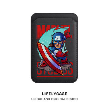 iPhone Series | Marvel Leather Wallet with MagSafe