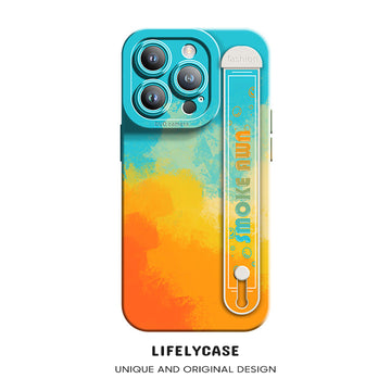 Série iPhone | Étui pour bracelet en silicone liquide Smokey
