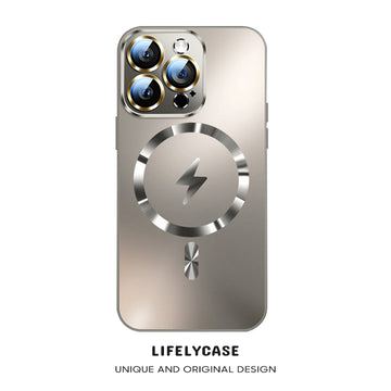 Série iPhone MagSafe | Étui de téléphone en verre dépoli Magsafe
