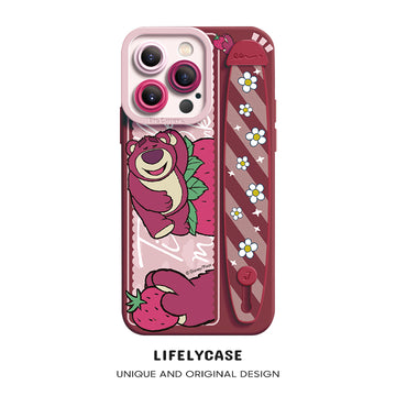 iPhone Series | “Disney”  Liquid Silicone Wristband Phone Case