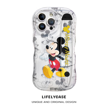 iPhone Series | Cartoon Disney Design Transparent Wristband Phone Case