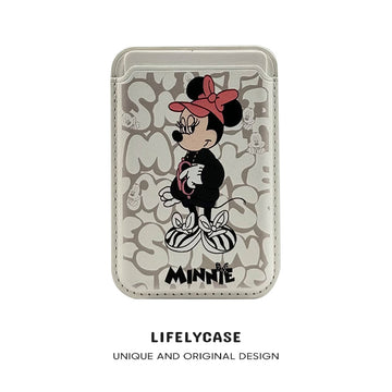 iPhone Series | Disney Cartoon Leather Wallet with MagSafe