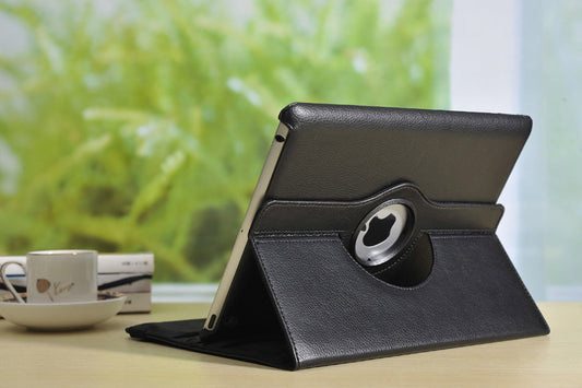 iPad | Étui en cuir de couleur unie