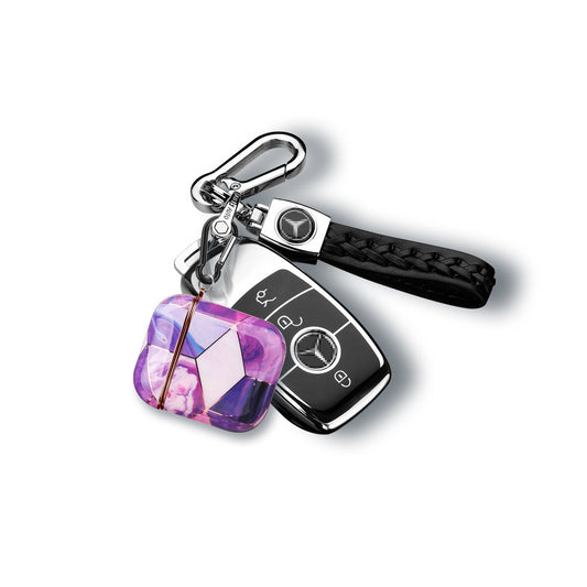 AirPods | Electroplating Purple Marble Case