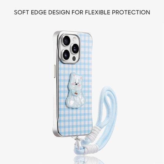 iPhone Lanyard Series | Liquid Silicone Cartoon Phone Case