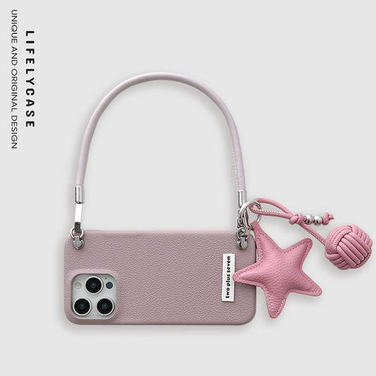 iPhone Lanyard Series | Genuine Leather Phone Case, Free Star Accessories