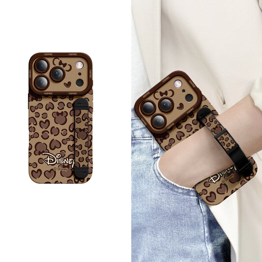 iPhone Wristband Series | Disney Cartoons Liquid Silicone Phone Case
