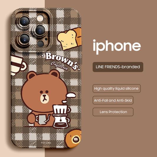 iPhone Lanyard Series | LINE FRIENDS Co-Branded Cartoon Phone Case
