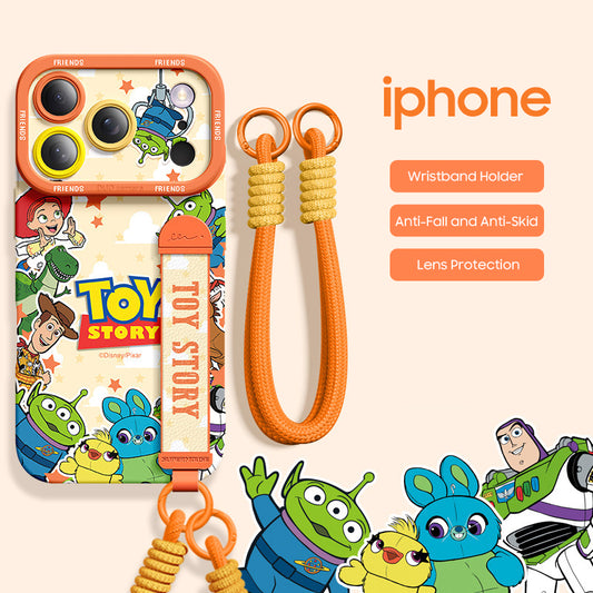 iPhone Wristband Series | "Toy Story" Liquid Silicone Phone Case