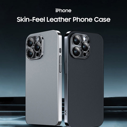 iPhone Series | Skin-Feel Leather Phone Case