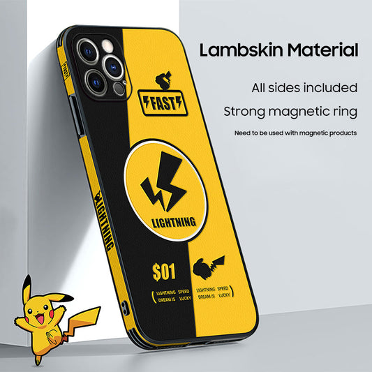 iPhone MagSafe Series | Pokémon Cartoon Leather Phone Case