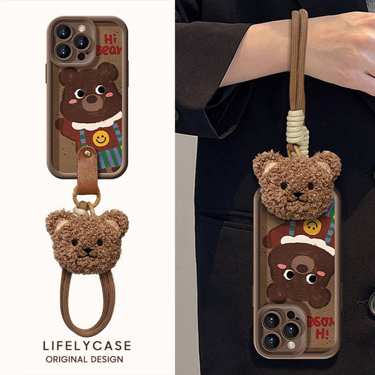 iPhone Lanyard Series | Cartoon bear phone case