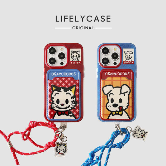 iPhone Lanyard Series | OSAMU GOODS Card Holder Phone Case