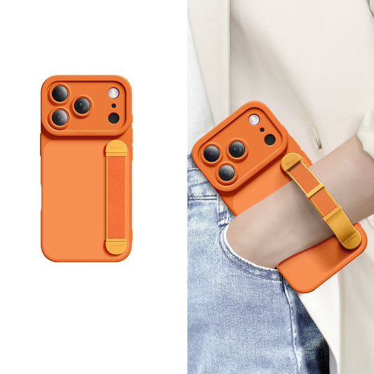 iPhone Wristband Series |  Liquid Silicone Shockproof Phone Case