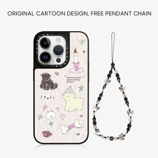 iPhone beads series | Cute Animals cartoon phone case