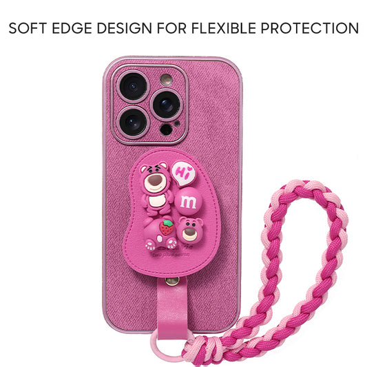 iPhone Lanyard Series | Lotso Stand Leather Phone Case