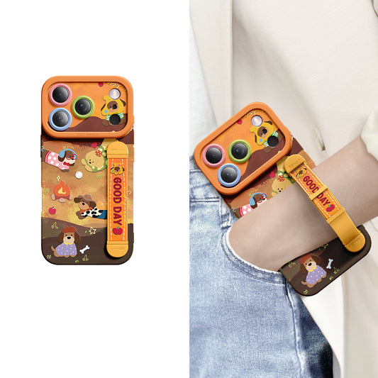 iPhone Wristband Series | Dachshund Liquid Silicone Phone Case