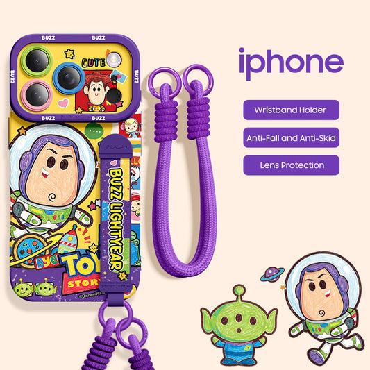 iPhone Wristband Series | "Toy Story" Liquid Silicone Phone Case