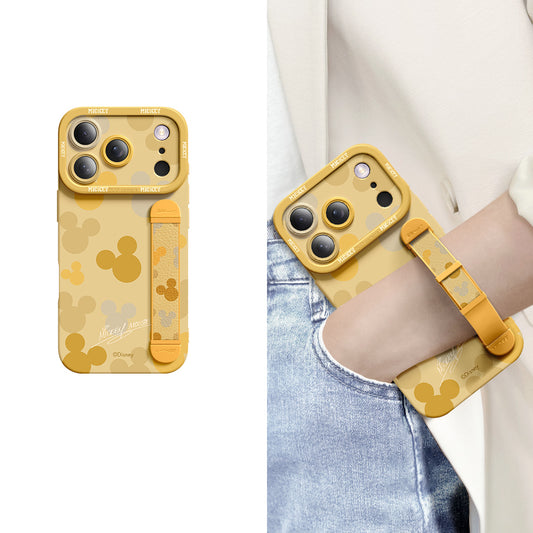 iPhone Wristband Series | Disney Cartoons Liquid Silicone Phone Case