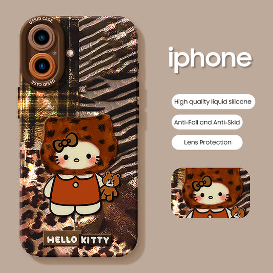 iPhone beads series | Hello Kitty Liquid Silicone Phone Case