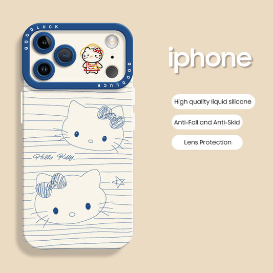 iPhone beads series | Hello Kitty Liquid Silicone Phone Case