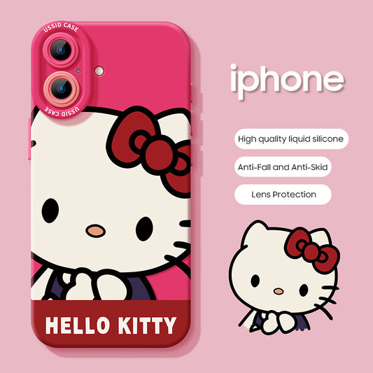 iPhone beads series | Sanrio Cartoon Design Liquid Silicone Phone Case