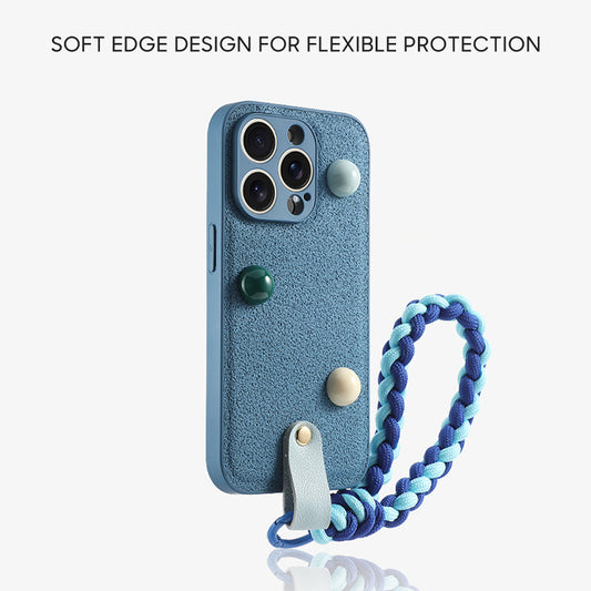 iPhone Lanyard Series | Simple Design Liquid Silicone Phone Case