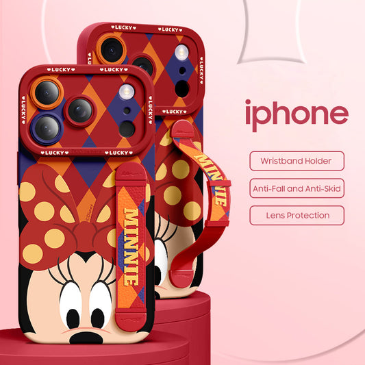 iPhone Wristband Series | "Disney" Liquid Silicone Phone Case
