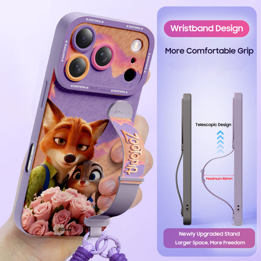iPhone Wristband Series | "Zootopia" Liquid Silicone Phone Case