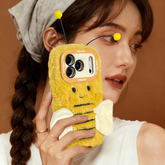 iPhone Series | 3D Cartoon Design Plush Phone Case