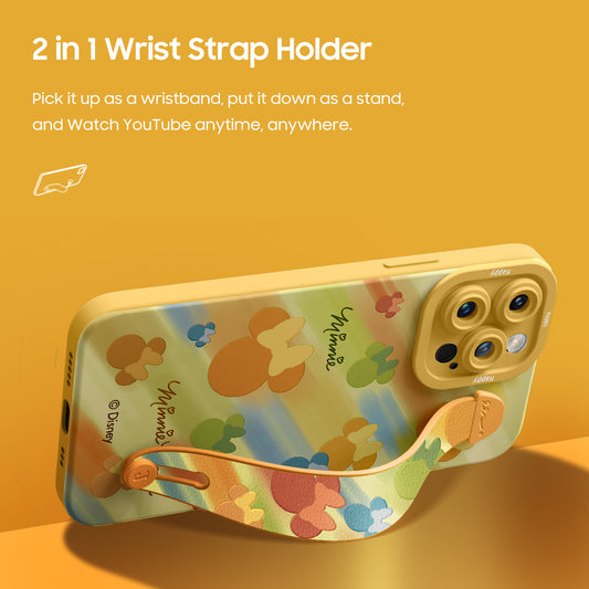 iPhone Series | “Disney”  Liquid Silicone Wristband Phone Case
