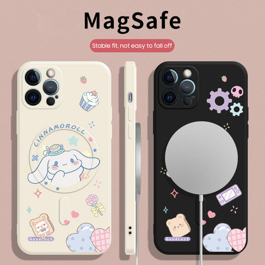 iPhone Lanyard Series | Sanrio Liquid Silicone MagSafe Phone Case