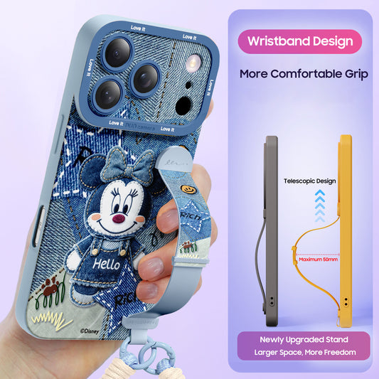 iPhone Wristband Series | "Disney" Liquid Silicone Phone Case