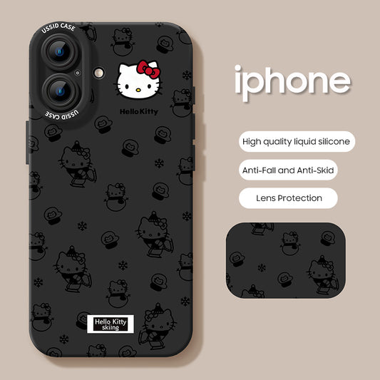 iPhone beads series | Hello Kitty Liquid Silicone Phone Case