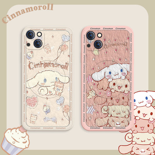 iPhone Lanyard Series | Cinnamoroll Liquid Silicone MagSafe Phone Case