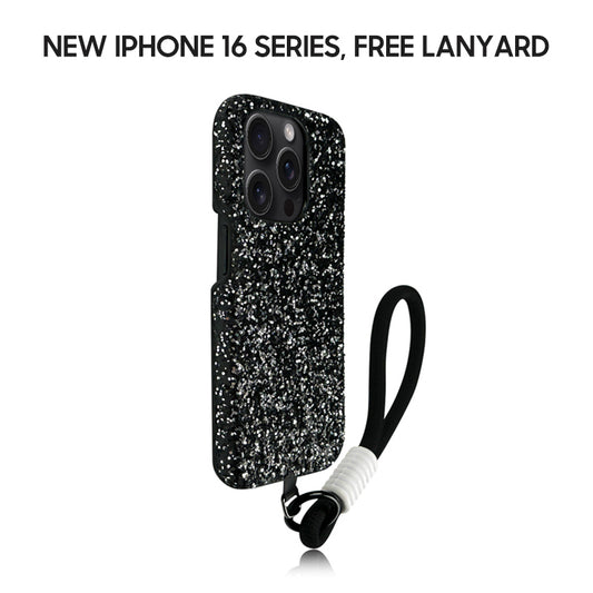 iPhone Lanyard Series | Light Luxury Sequin Design Phone Case