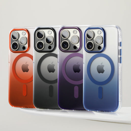 iPhone MagSafe Series | Transparent Gradient Mobile Phone Case