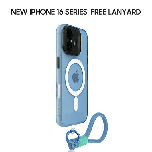 iPhone Lanyard Series |MagSafe Magnetic Frosted Phone Case