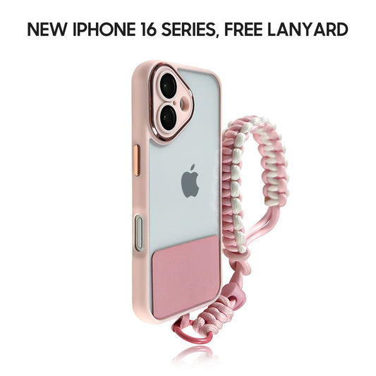 iPhone Lanyard Series | New Semi-Transparent Frosted Phone Case