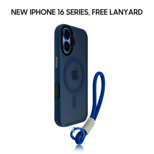 iPhone Lanyard Series |MagSafe Magnetic Frosted Phone Case