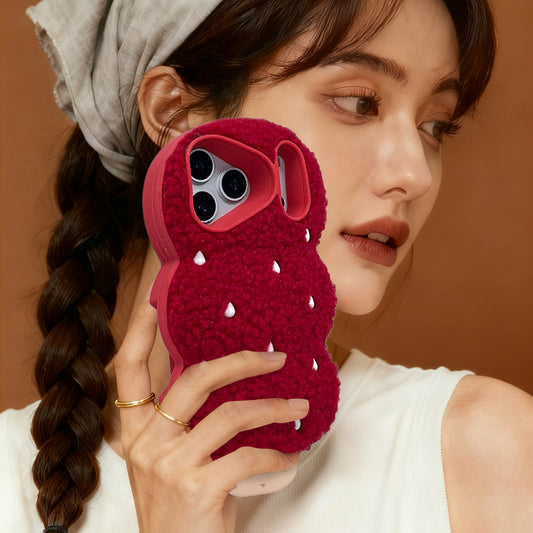 iPhone Series | Liquid Silicone Plush Phone Case