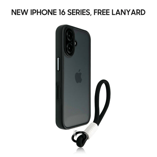 iPhone Lanyard Series | New Translucent Design Frosted Phone Case