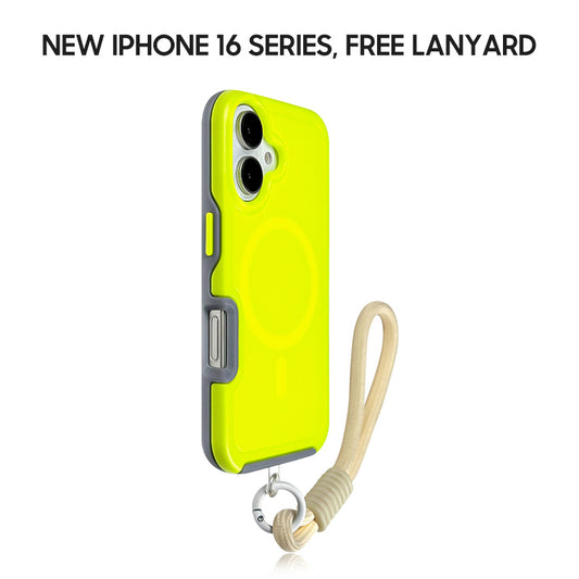 iPhone Lanyard Series | MagSafe Magnetic Phone Case with Airbag Anti-Fall Design