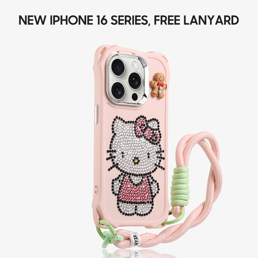 iPhone Lanyard Series | Hello Kitty Co-Branded Cartoon Phone Case