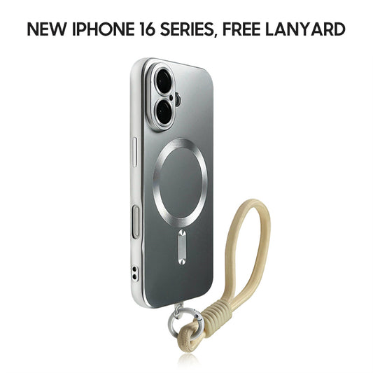 iPhone Lanyard Series |MagSafe Magnetic Frosted Phone Case